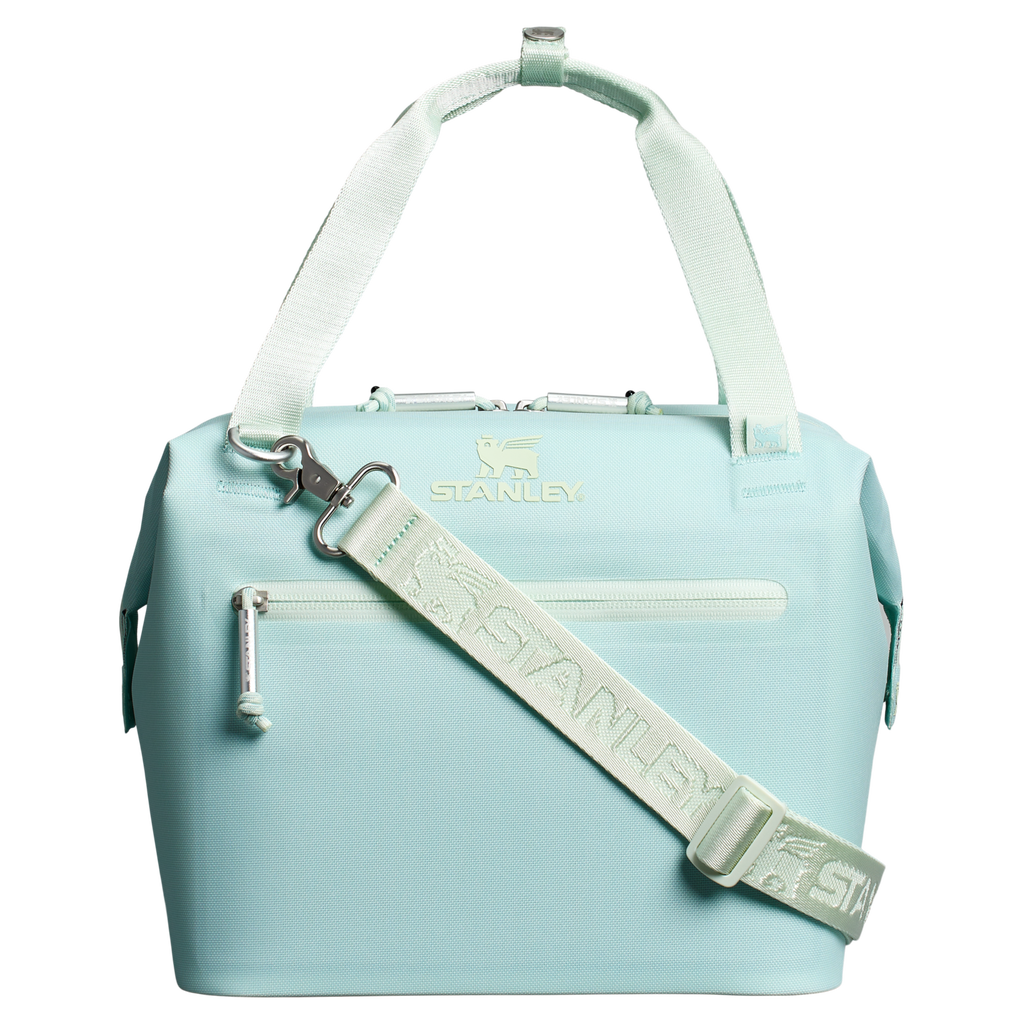Heavy-Duty Tote The All Day Julienne Mini Cooler D052R - Leak-Proof Insulated Mini Cooler Bag for Lunch - Seafoam