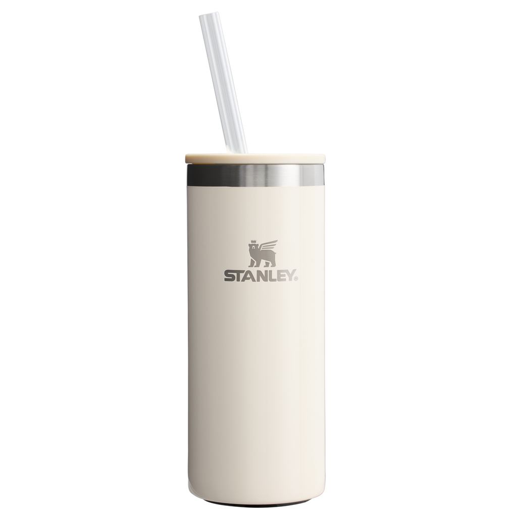 Leak-Proof Insulated The Everyday Slim Can Cooler Cup D065Q - Heavy-Duty Ice-Retention Food & Beverage Carrier - Cream Gloss