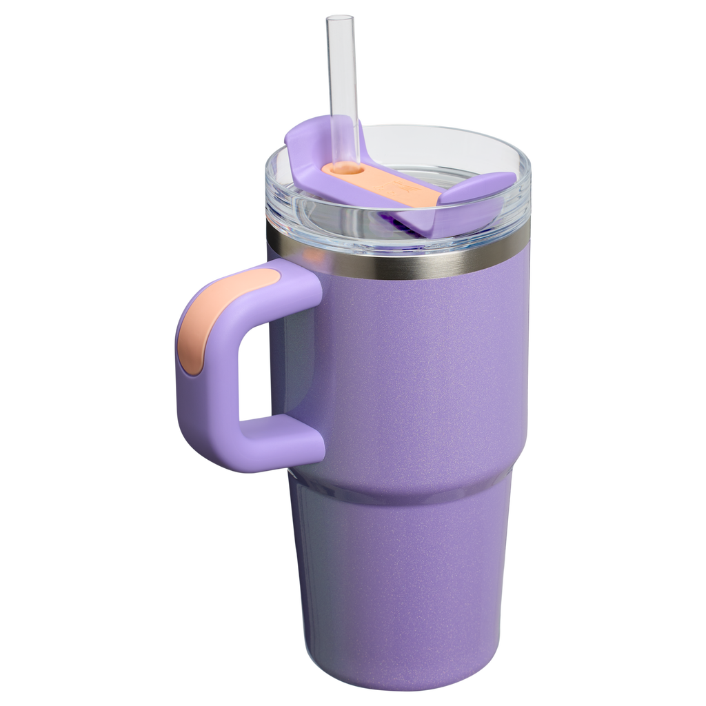 Car-Cup Friendly The Quencher H2.O Flowstate Tumbler with Handle | Stanley Create D309N - FlowState 3-Position Lid Insulated Travel Mug Detail