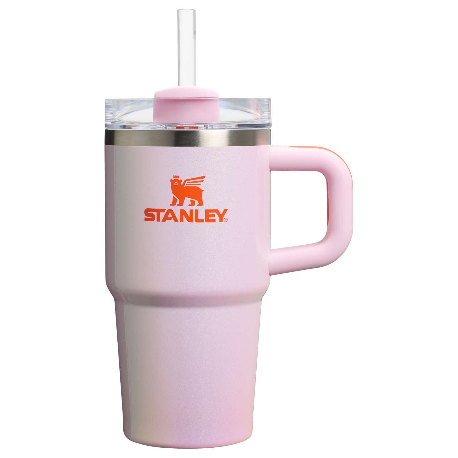 Car-Cup Friendly The Quencher H2.O Flowstate Tumbler with Handle | Stanley Create D309N - FlowState 3-Position Lid Insulated Travel Mug Detail
