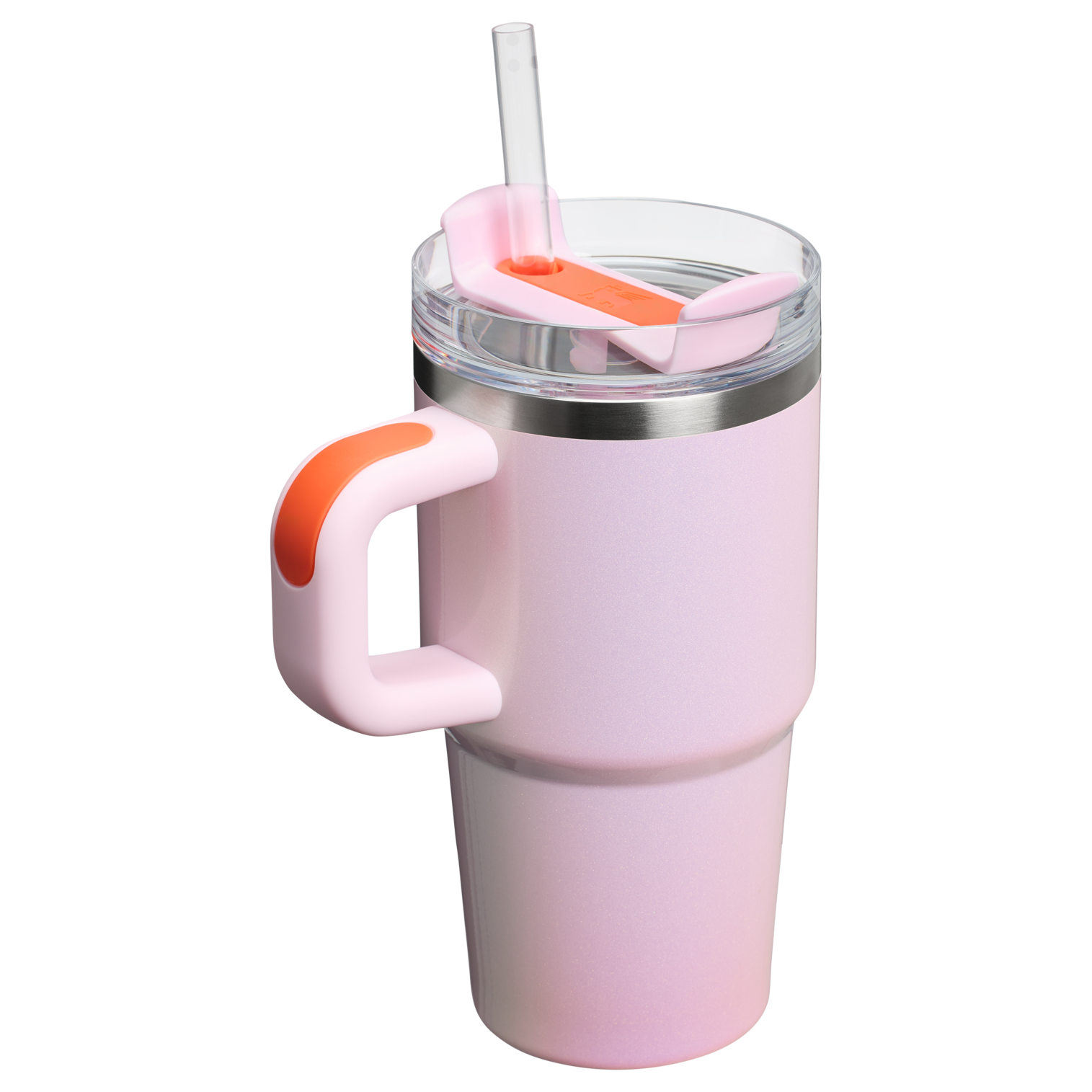 Car-Cup Friendly The Quencher H2.O Flowstate Tumbler with Handle | Stanley Create D309N - FlowState 3-Position Lid Insulated Travel Mug Detail