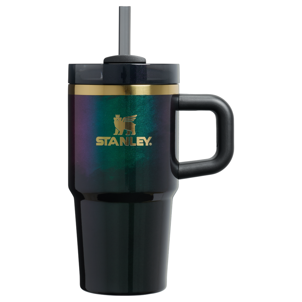 Car-Cup Friendly The Wicked for Good Quencher H2.0 Flowstate Tumbler D247R - Premium Stainless Steel Straw Cup for All-Day Hydration - Elphaba For Good