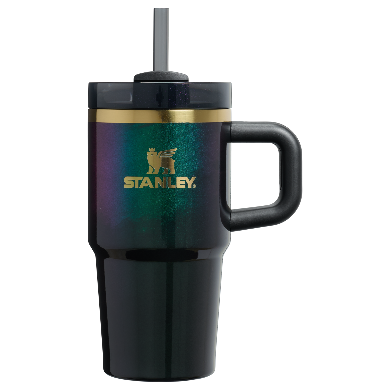 Car-Cup Friendly The Wicked for Good Quencher H2.0 Flowstate Tumbler D247R - Premium Stainless Steel Straw Cup for All-Day Hydration - Elphaba For Good