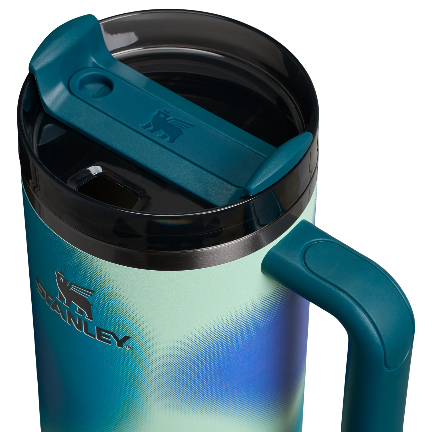 Car-Cup Friendly The Quencher H2.0 Flowstate Tumbler D050X - FlowState 3-Position Lid Insulated Travel Mug Detail