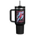 Double-Wall Vacuum The Quencher H2.0 Flowstate Tumbler D340Y - Premium Stainless Steel Straw Cup for All-Day Hydration - Tournament Black