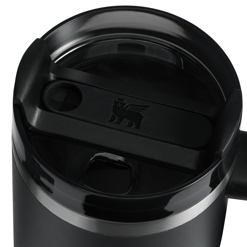 Insulated Travel The Quencher H2.O Flowstate Tumbler | Stanley Create D291F - Double-Wall Vacuum Insulated Travel Tumbler with Straw Detail