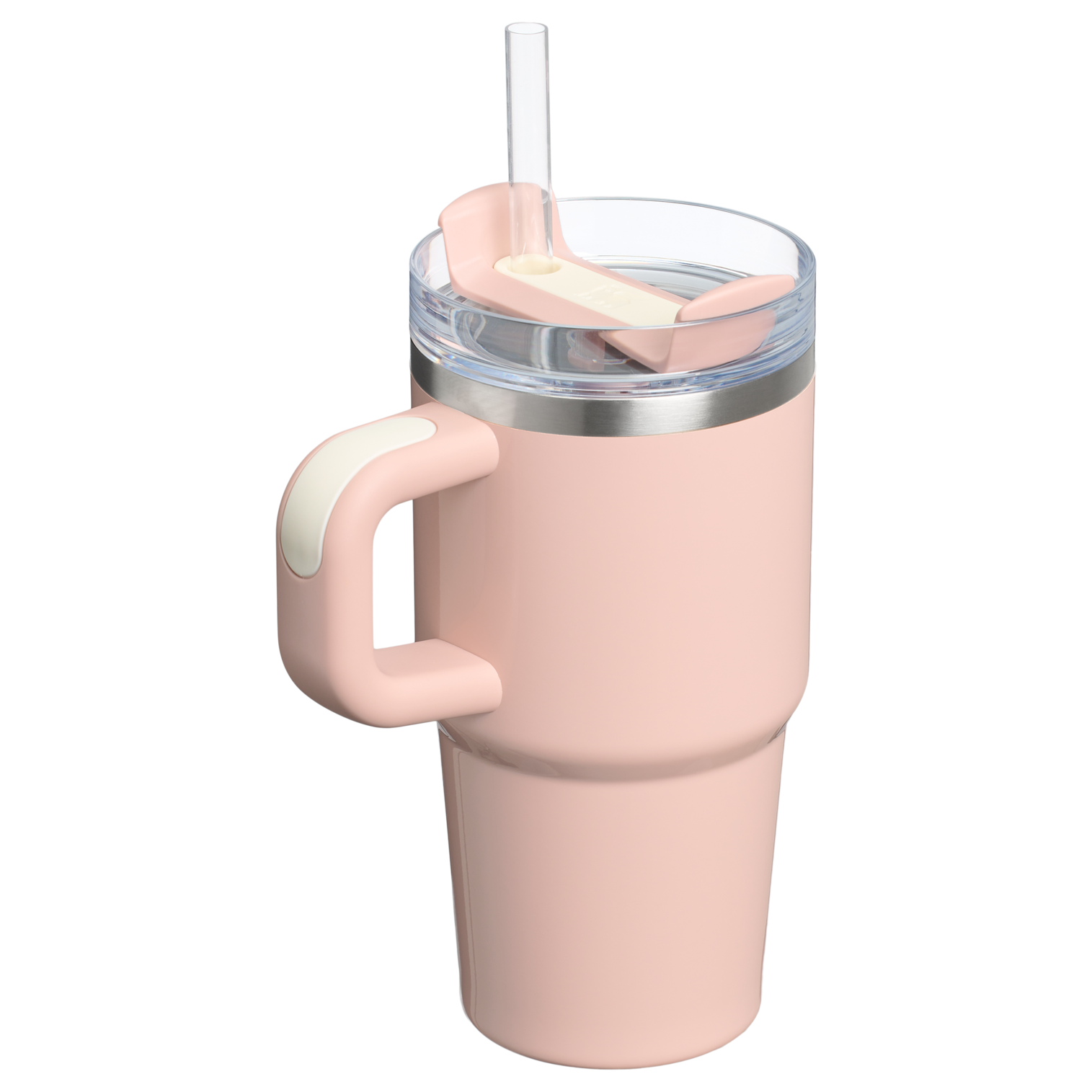 Car-Cup Friendly The Quencher H2.O Flowstate Tumbler with Handle | Stanley Create D309N - FlowState 3-Position Lid Insulated Travel Mug Detail