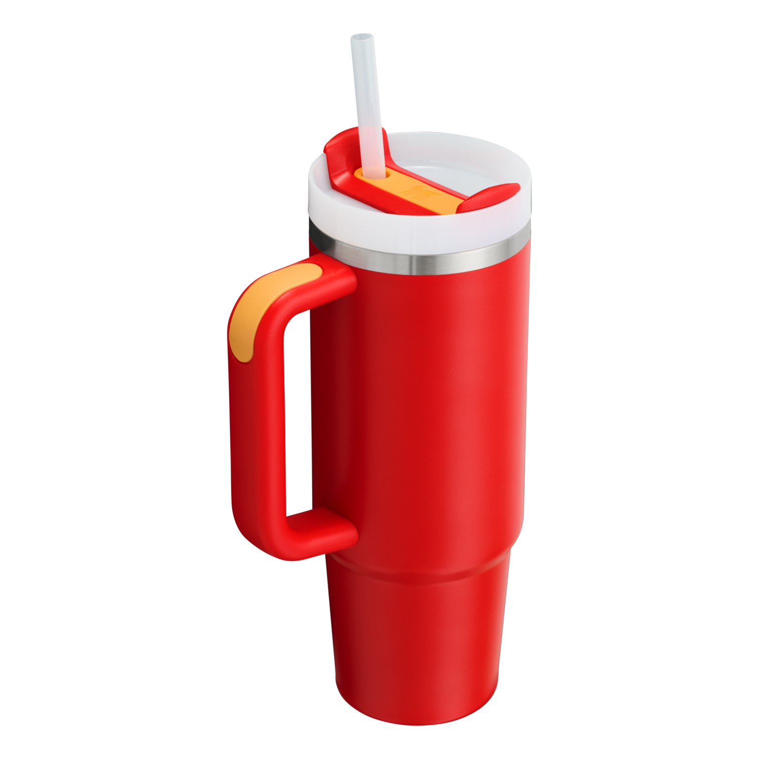 Car-Cup Friendly The Quencher H2.0 Flowstate Tumbler | Stanley Create D331C - Double-Wall Vacuum Insulated Travel Tumbler with Straw Detail