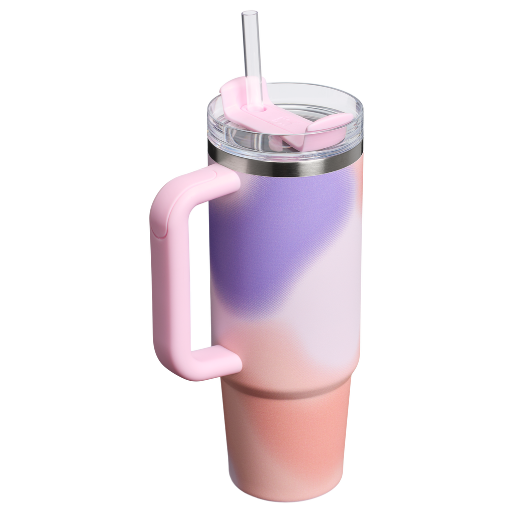 Insulated Travel The Quencher H2.0 Flowstate Tumbler D051L - 40oz Large Capacity Car-Cup Friendly Quencher Detail
