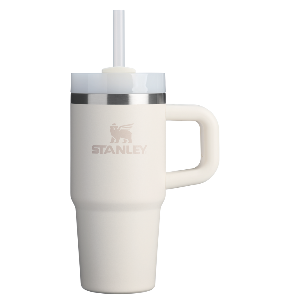Insulated Travel The Quencher H2.O Flowstate Tumbler | Stanley Create D291F - Double-Wall Vacuum Insulated Travel Tumbler with Straw - Cream 2.0