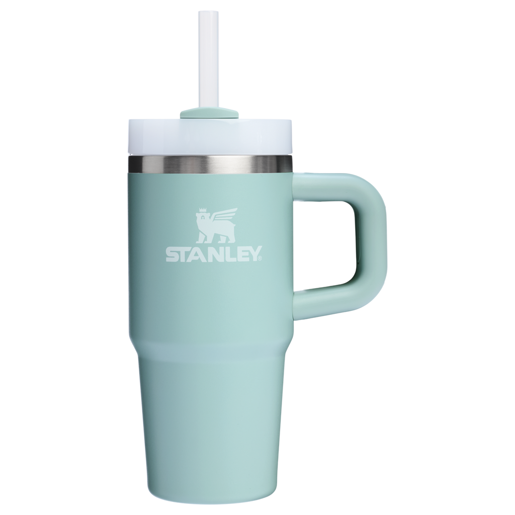 Insulated Travel The Quencher H2.O Flowstate Tumbler | Stanley Create D291F - Double-Wall Vacuum Insulated Travel Tumbler with Straw Detail