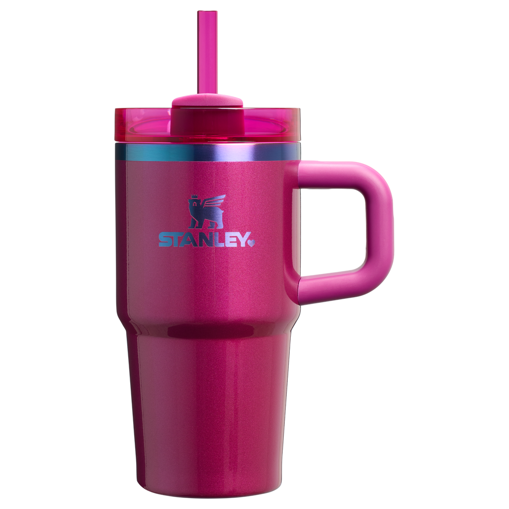 Car-Cup Friendly The Quencher H2.O Flowstate Tumbler with Handle | Stanley Create D309N - FlowState 3-Position Lid Insulated Travel Mug Detail