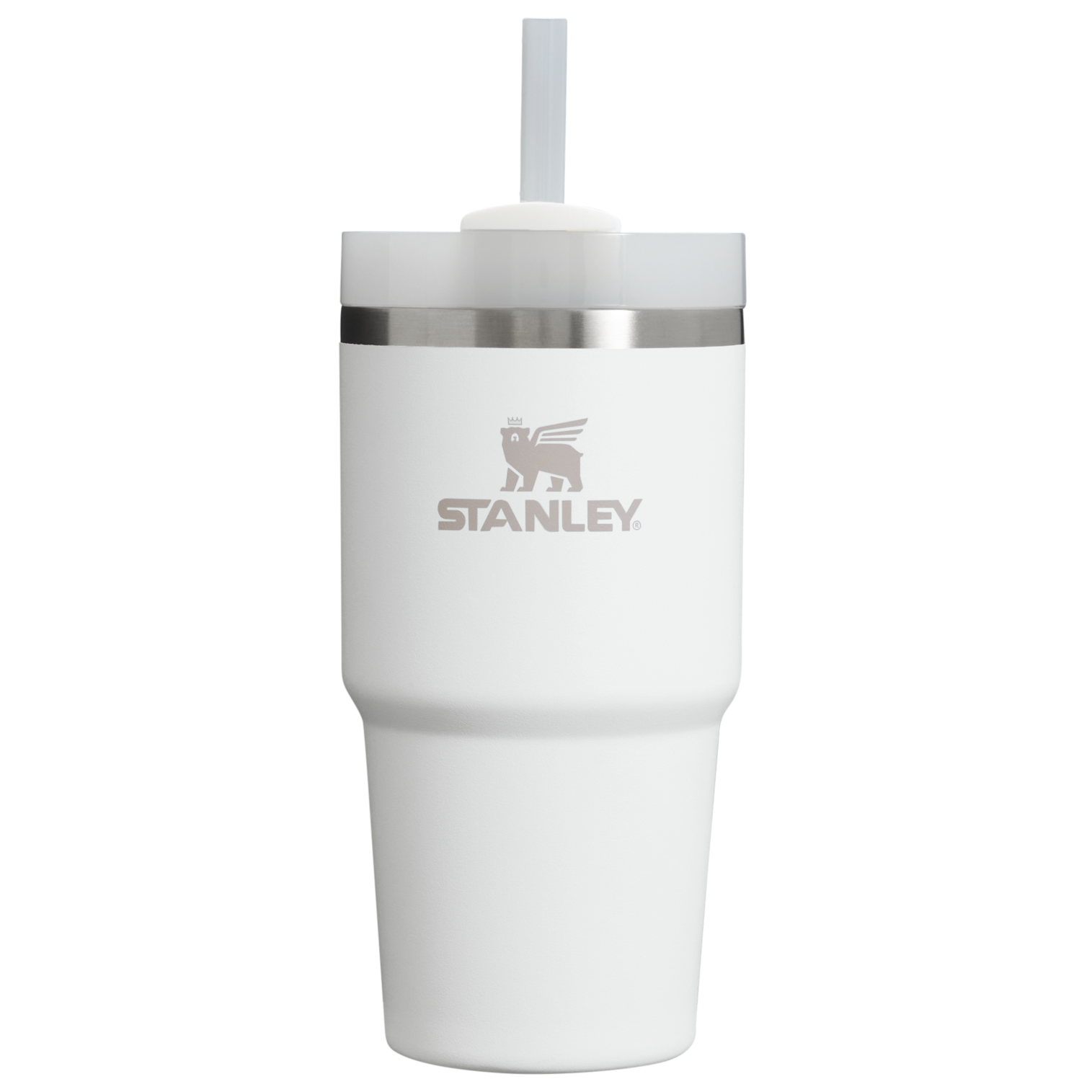 Splash-Resistant FlowState The Quencher H2.0 Flowstate Tumbler D030T - Premium Stainless Steel Straw Cup for All-Day Hydration - Frost