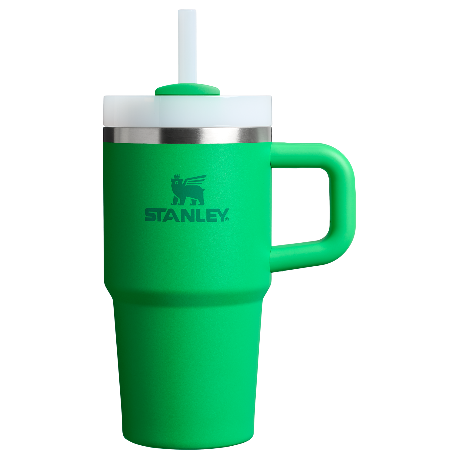 Car-Cup Friendly The Quencher H2.O Flowstate Tumbler with Handle | Stanley Create D309N - FlowState 3-Position Lid Insulated Travel Mug Detail