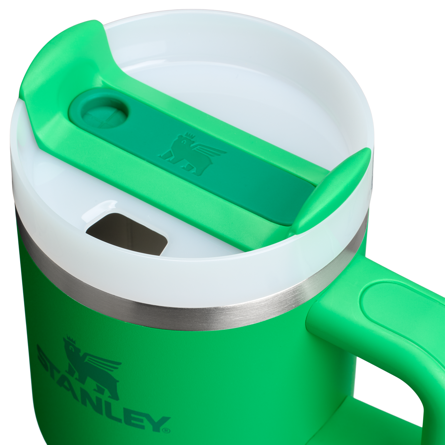 Double-Wall Vacuum The Quencher H2.O Flowstate Tumbler | Stanley Create D274S - Premium Stainless Steel Straw Cup for All-Day Hydration Detail