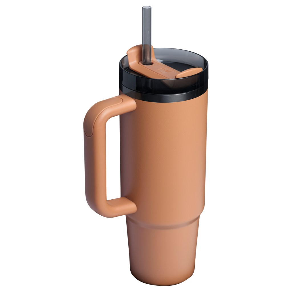 Insulated Travel The Quencher H2.0 Flowstate Tumbler D051L - 40oz Large Capacity Car-Cup Friendly Quencher Detail