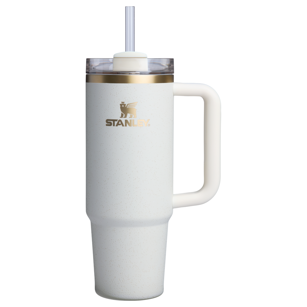 Car-Cup Friendly The Quencher H2.0 Flowstate Tumbler | Stanley Create D331C - Double-Wall Vacuum Insulated Travel Tumbler with Straw Detail