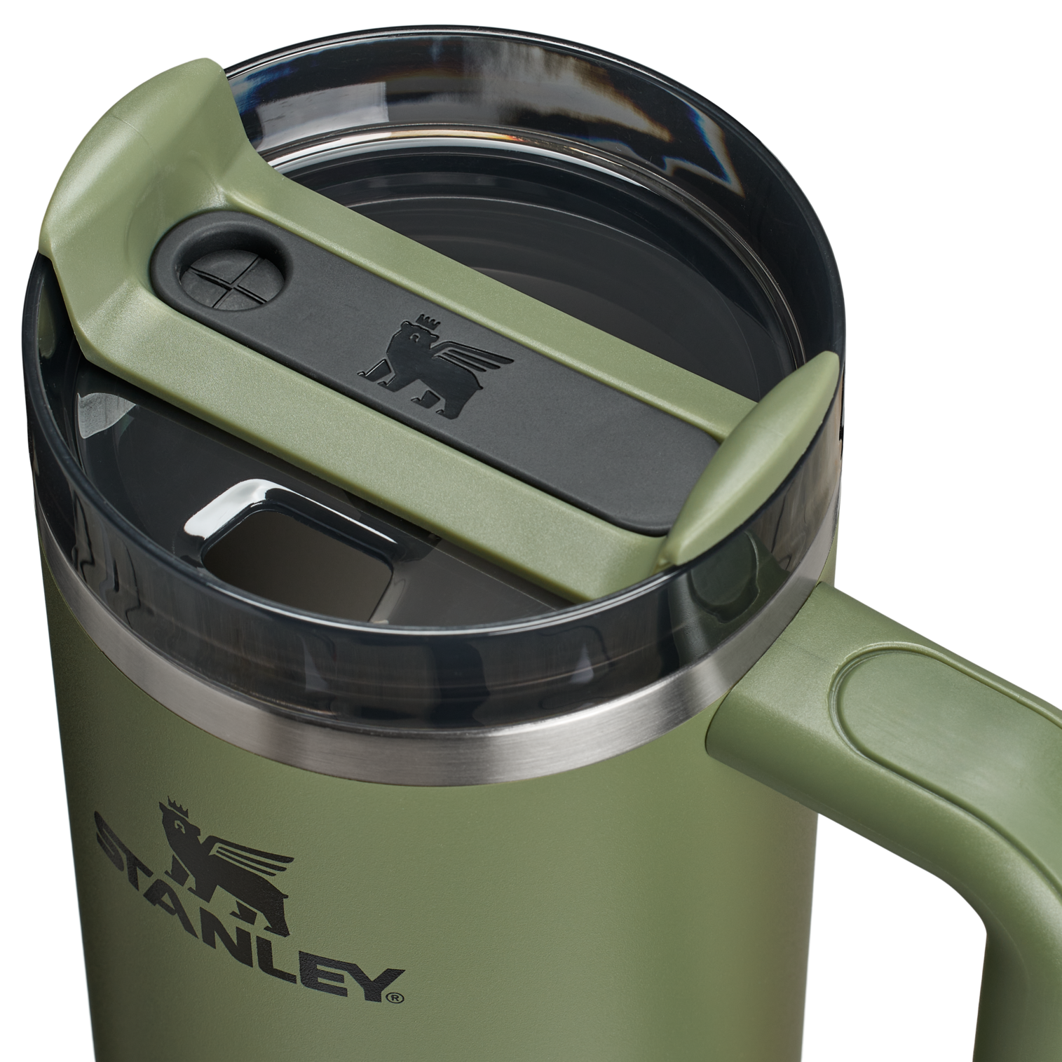 Insulated Travel The Quencher H2.0 Flowstate Tumbler D051L - 40oz Large Capacity Car-Cup Friendly Quencher Detail