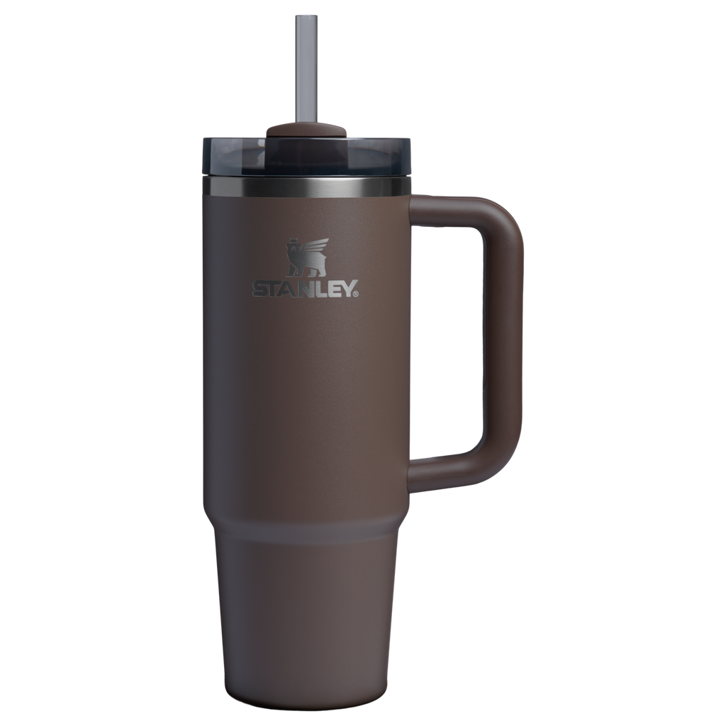 Car-Cup Friendly The Quencher H2.0 Flowstate Tumbler | Stanley Create D331C - Double-Wall Vacuum Insulated Travel Tumbler with Straw Detail