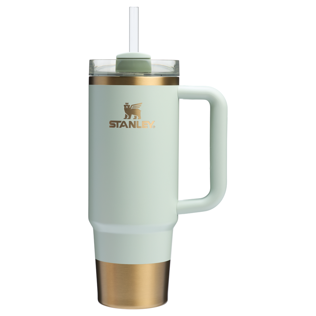Car-Cup Friendly The Quencher H2.0 Flowstate Tumbler | Stanley Create D331C - Double-Wall Vacuum Insulated Travel Tumbler with Straw Detail