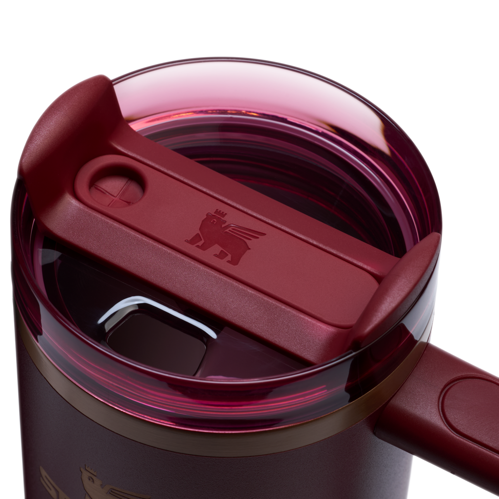 Car-Cup Friendly The Quencher H2.0 Flowstate Tumbler | Stanley Create D331C - Double-Wall Vacuum Insulated Travel Tumbler with Straw Detail