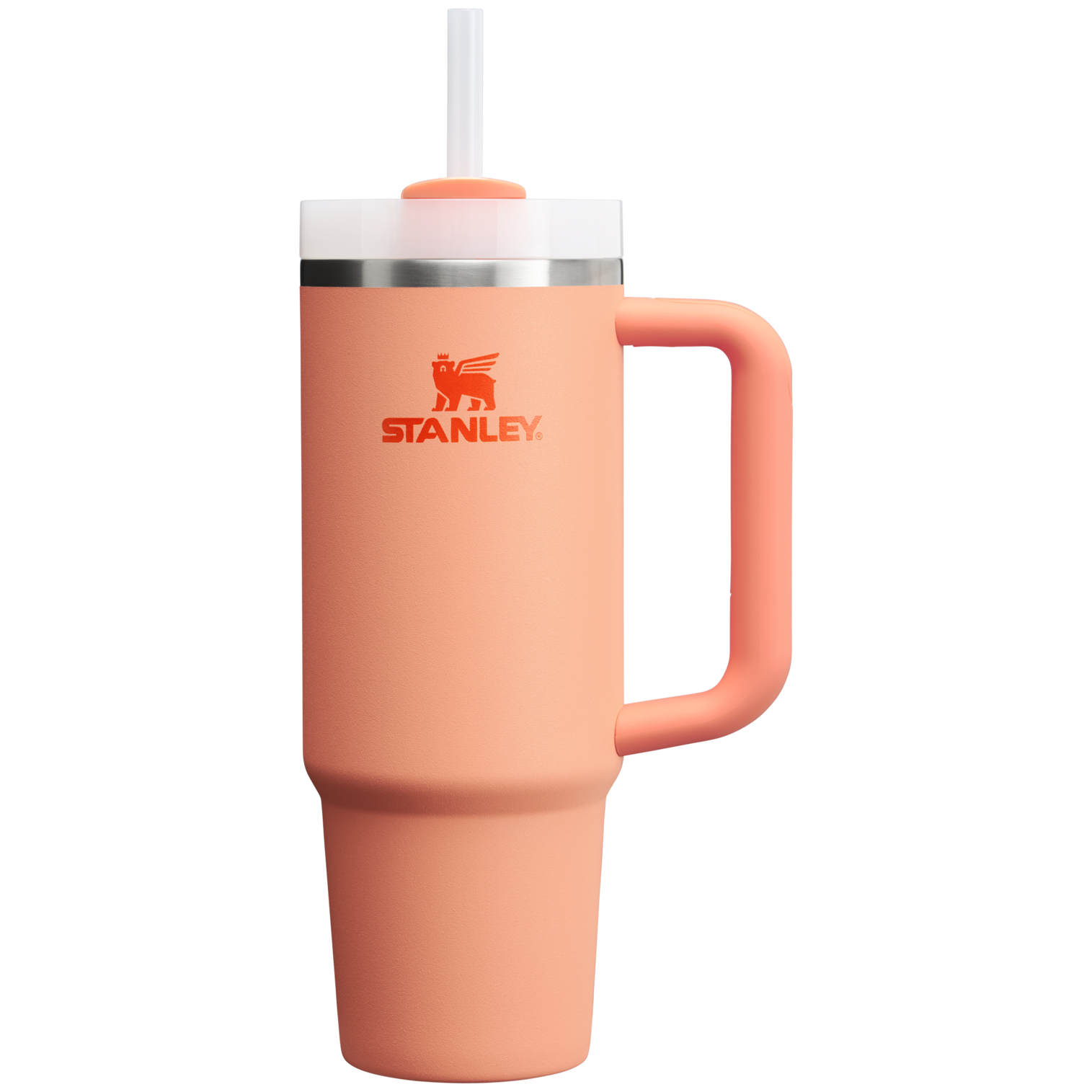 Car-Cup Friendly The Quencher H2.0 Flowstate Tumbler | Stanley Create D331C - Double-Wall Vacuum Insulated Travel Tumbler with Straw Detail