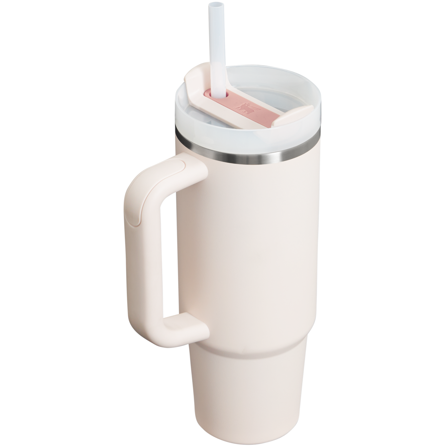 Car-Cup Friendly The Quencher H2.0 Flowstate Tumbler | Stanley Create D331C - Double-Wall Vacuum Insulated Travel Tumbler with Straw Detail