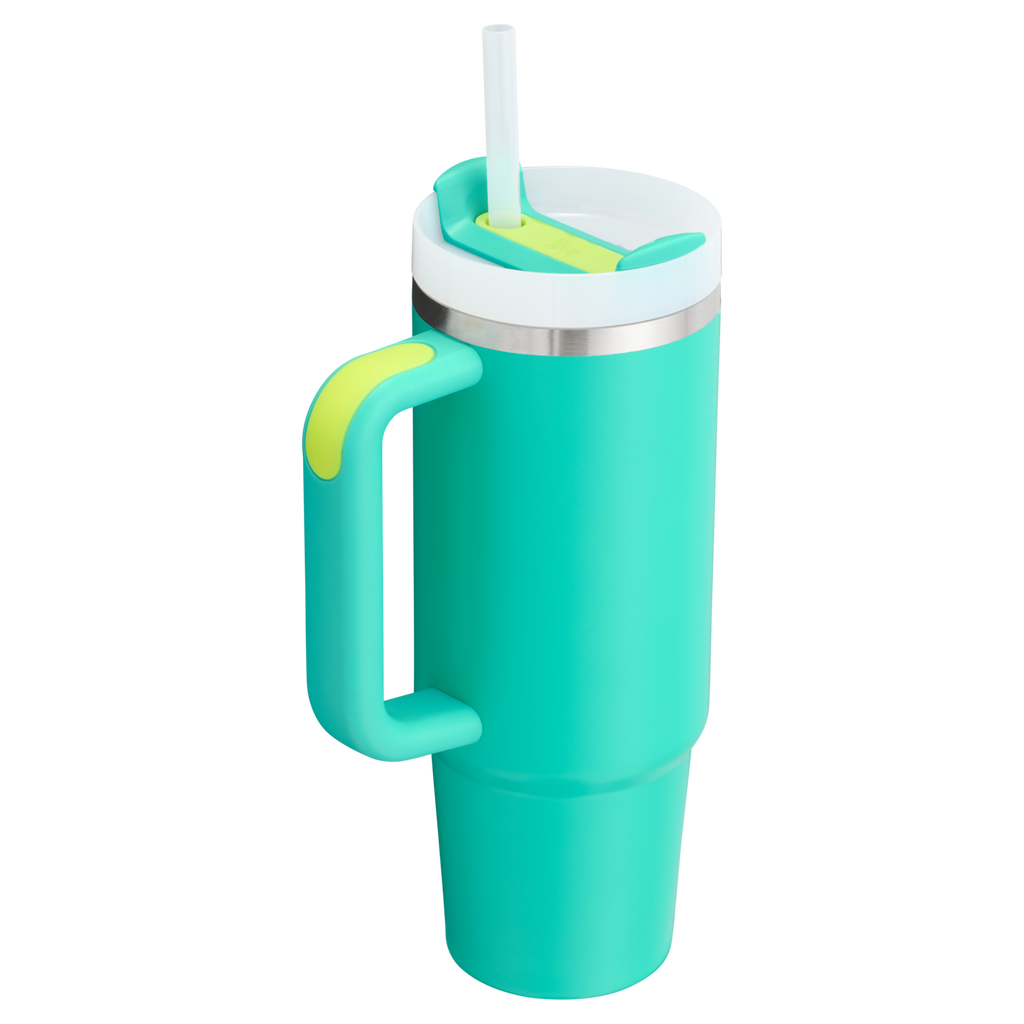 Insulated Travel The Quencher H2.0 Flowstate Tumbler D051L - 40oz Large Capacity Car-Cup Friendly Quencher Detail