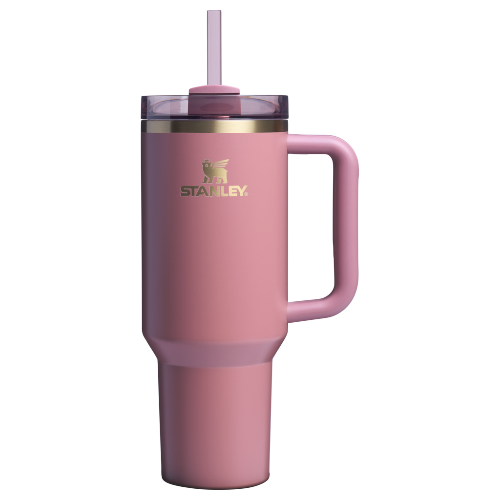Large Capacity The Quencher H2.0 Flowstate Tumbler  | Stanley Create D332L - Double-Wall Vacuum Insulated Travel Tumbler with Straw Detail