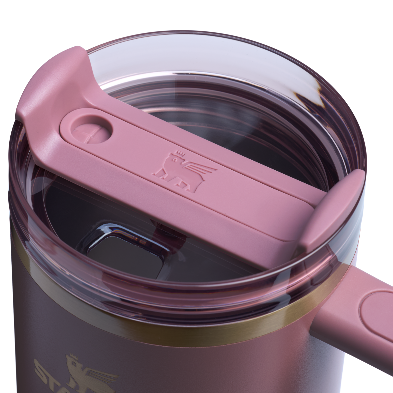 Large Capacity The Quencher H2.0 Flowstate Tumbler  | Stanley Create D332L - Double-Wall Vacuum Insulated Travel Tumbler with Straw Detail