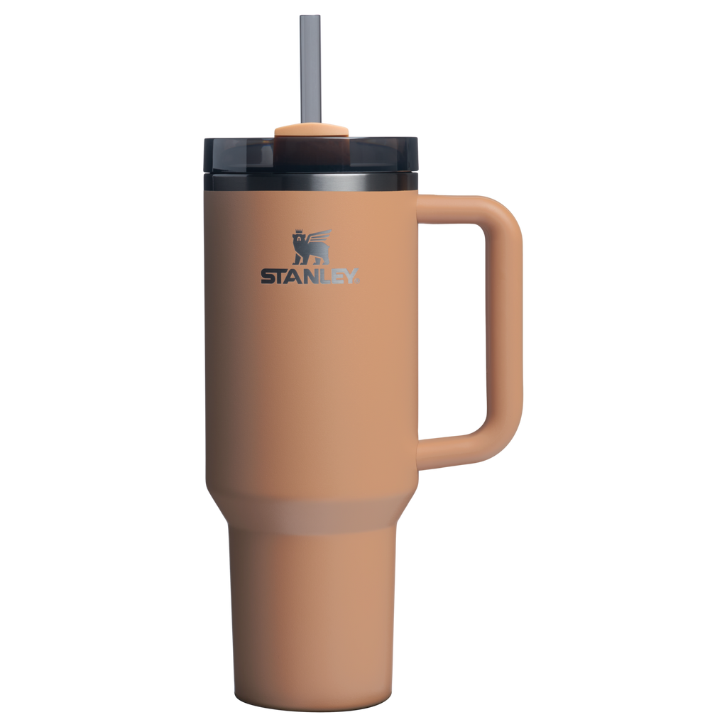 Large Capacity The Quencher H2.0 Flowstate Tumbler  | Stanley Create D332L - Double-Wall Vacuum Insulated Travel Tumbler with Straw Detail