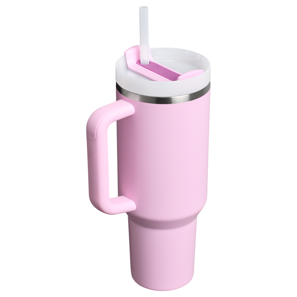 Large Capacity The Quencher H2.0 Flowstate Tumbler  | Stanley Create D332L - Double-Wall Vacuum Insulated Travel Tumbler with Straw Detail