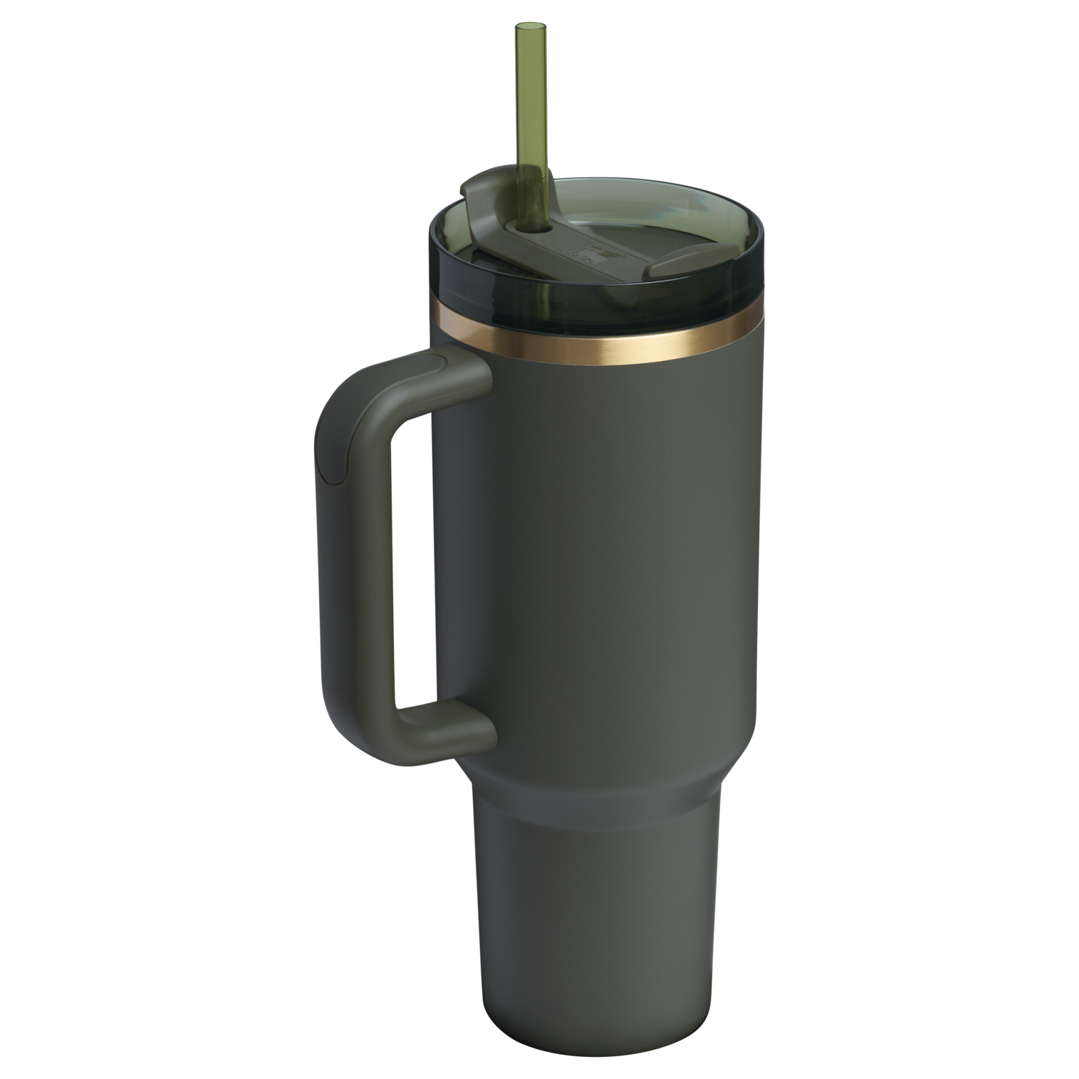 Large Capacity The Quencher H2.0 Flowstate Tumbler  | Stanley Create D332L - Double-Wall Vacuum Insulated Travel Tumbler with Straw Detail