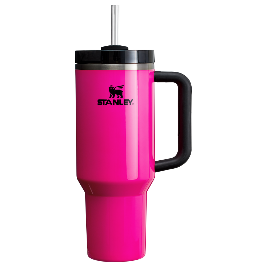 Large Capacity The Quencher H2.0 Flowstate Tumbler  | Stanley Create D332L - Double-Wall Vacuum Insulated Travel Tumbler with Straw Detail