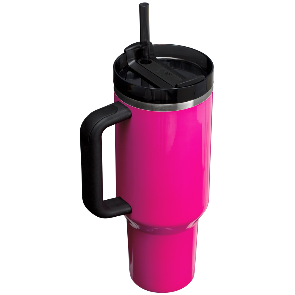 Large Capacity The Quencher H2.0 Flowstate Tumbler  | Stanley Create D332L - Double-Wall Vacuum Insulated Travel Tumbler with Straw Detail
