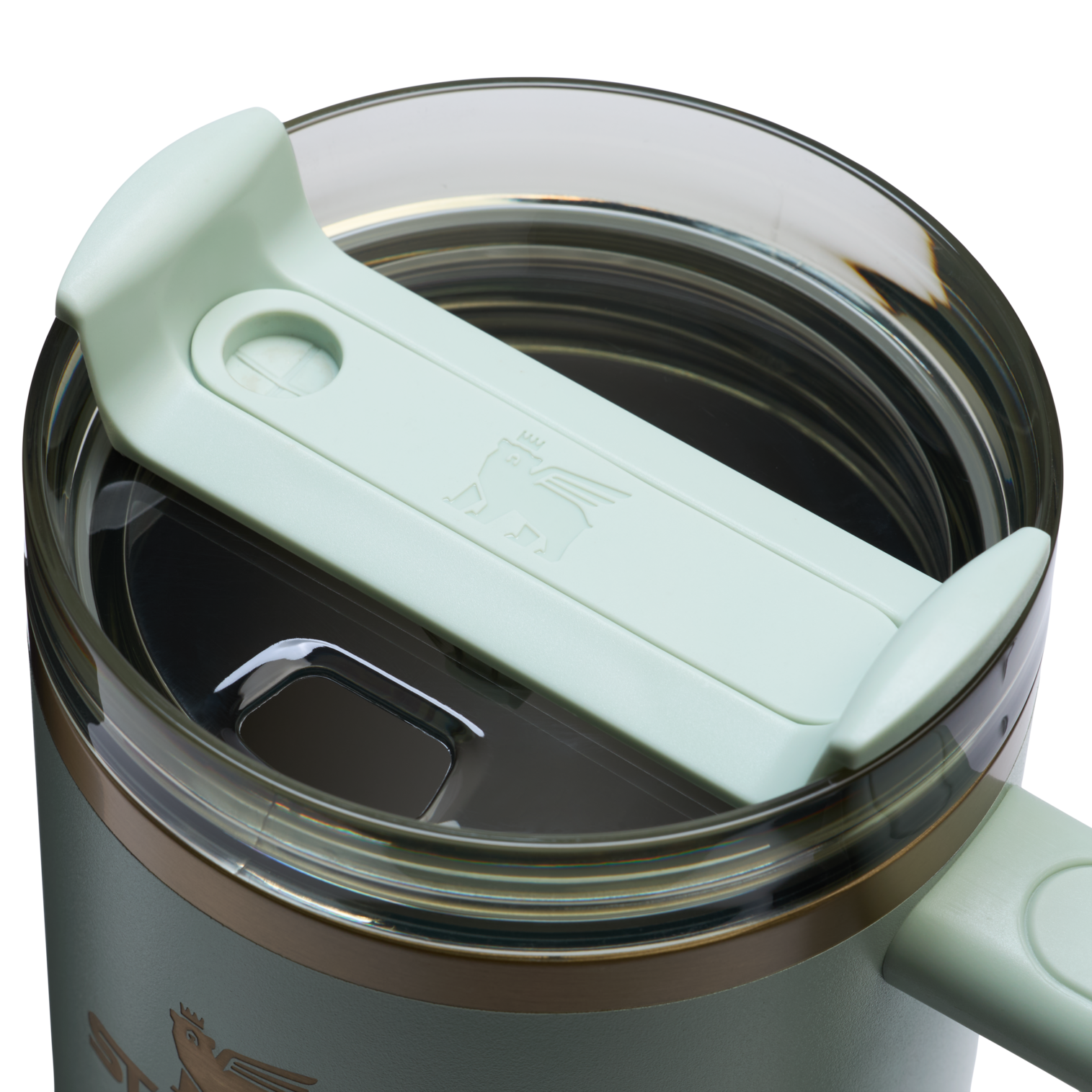 Large Capacity The Quencher H2.0 Flowstate Tumbler  | Stanley Create D332L - Double-Wall Vacuum Insulated Travel Tumbler with Straw Detail