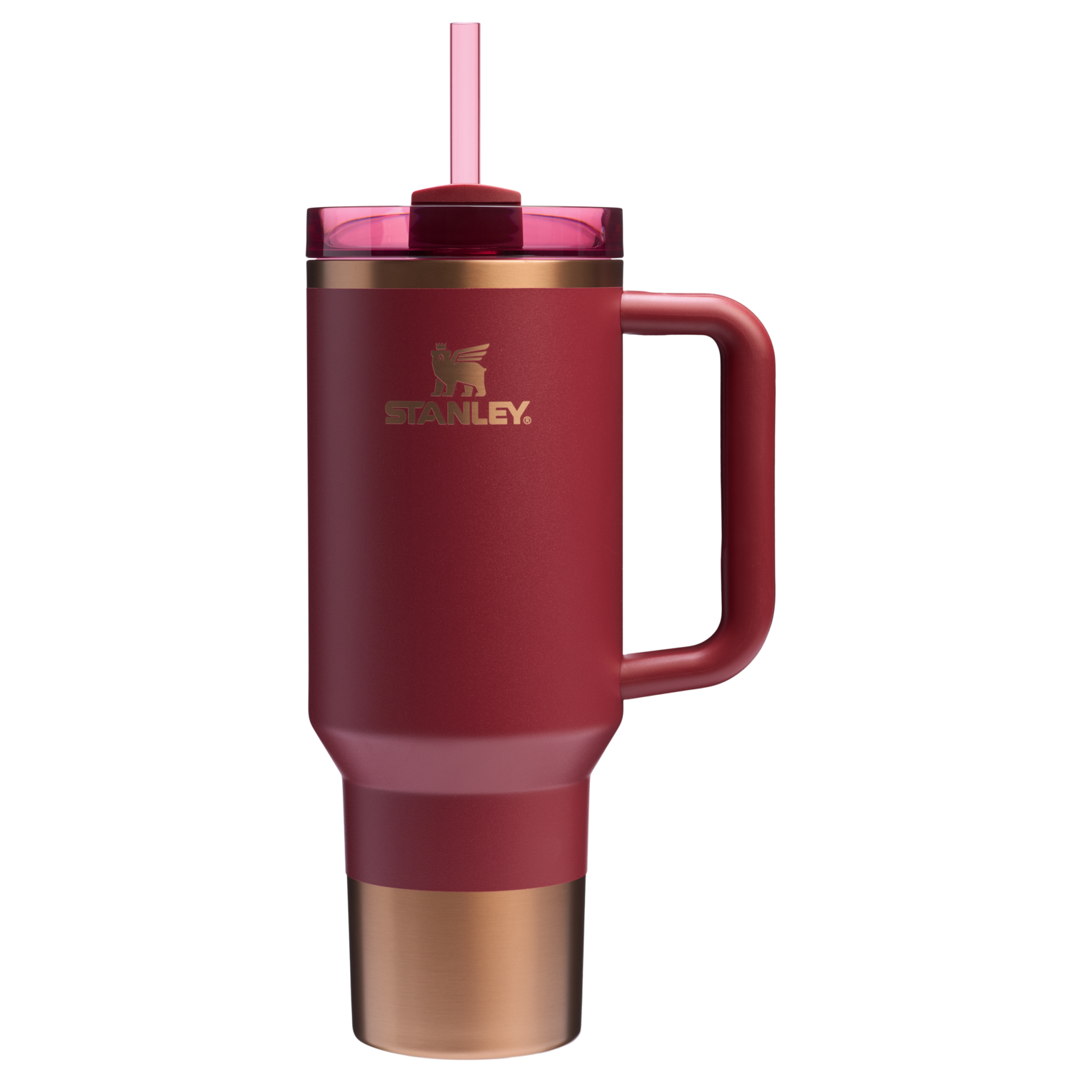 Large Capacity The Quencher H2.0 Flowstate Tumbler  | Stanley Create D332L - Double-Wall Vacuum Insulated Travel Tumbler with Straw Detail
