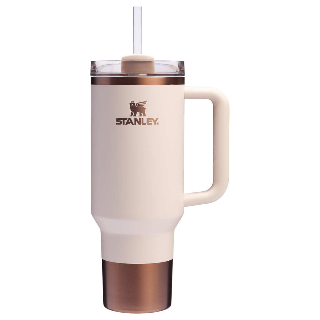 Large Capacity The Quencher H2.0 Flowstate Tumbler  | Stanley Create D332L - Double-Wall Vacuum Insulated Travel Tumbler with Straw Detail