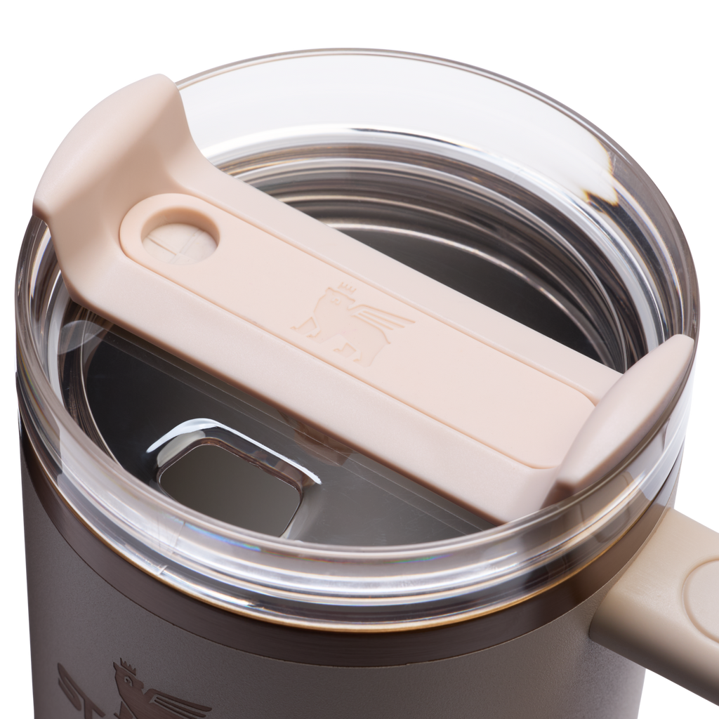 Large Capacity The Quencher H2.0 Flowstate Tumbler  | Stanley Create D332L - Double-Wall Vacuum Insulated Travel Tumbler with Straw Detail