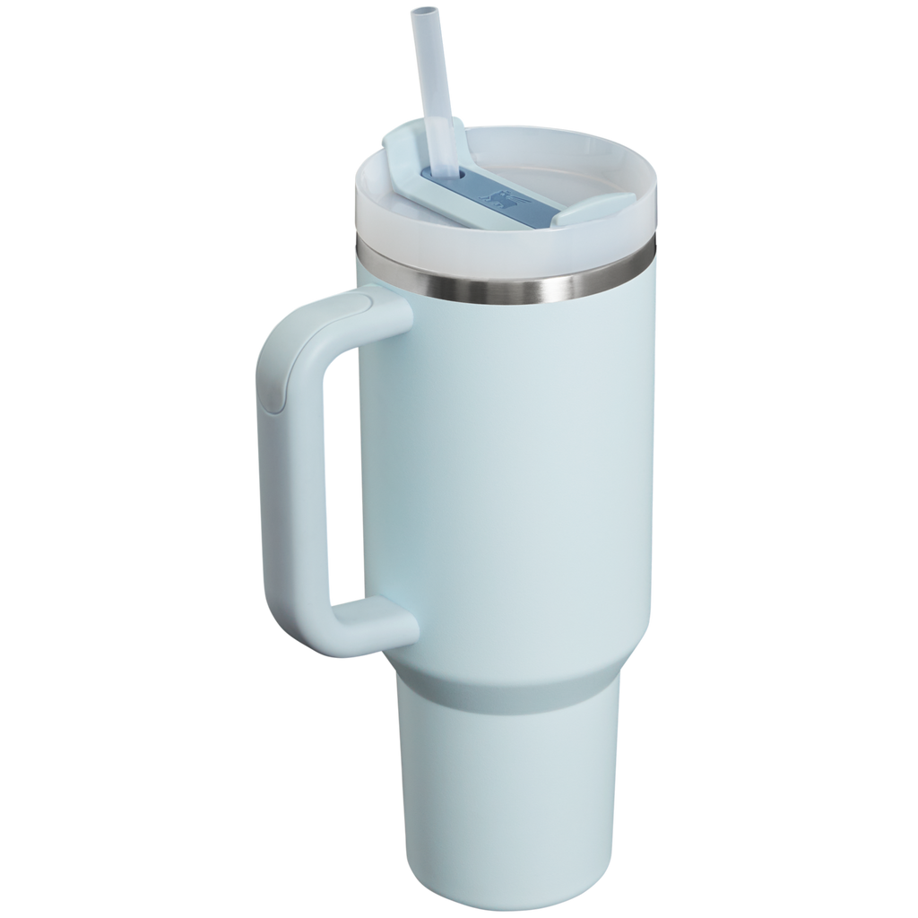 Large Capacity The Quencher H2.0 Flowstate Tumbler  | Stanley Create D332L - Double-Wall Vacuum Insulated Travel Tumbler with Straw Detail