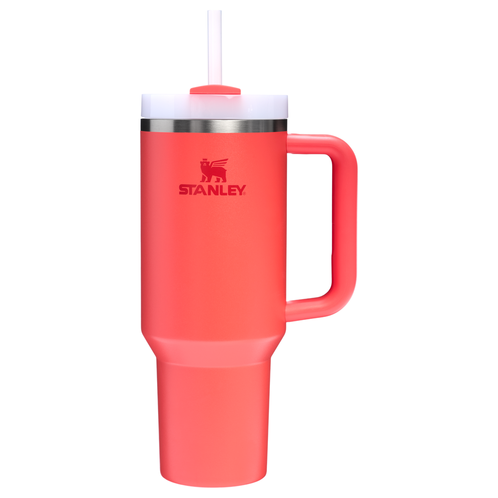 Large Capacity The Quencher H2.0 Flowstate Tumbler  | Stanley Create D332L - Double-Wall Vacuum Insulated Travel Tumbler with Straw Detail