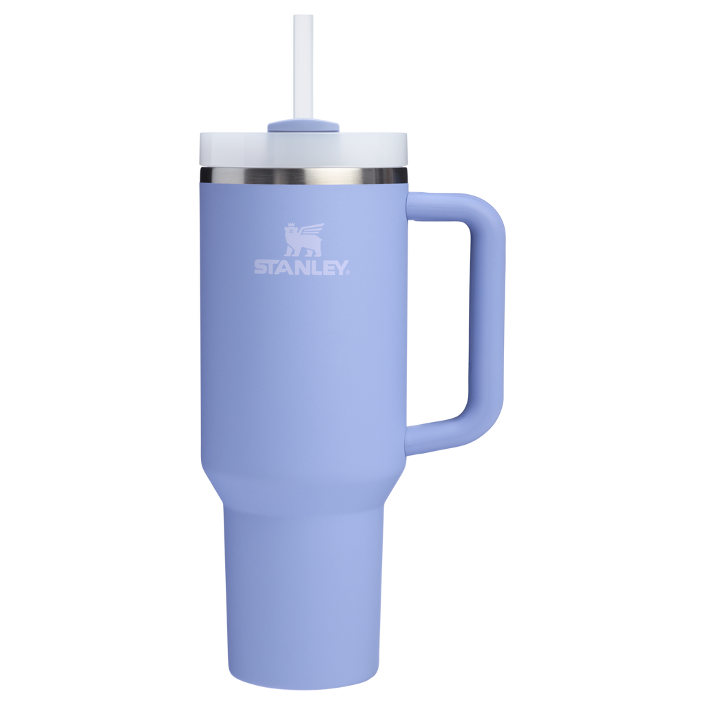 Large Capacity The Quencher H2.0 Flowstate Tumbler  | Stanley Create D332L - Double-Wall Vacuum Insulated Travel Tumbler with Straw Detail