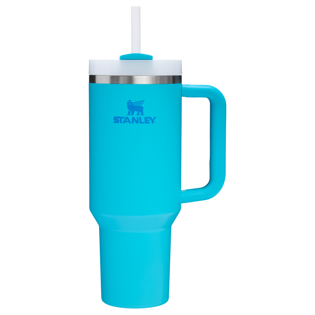 Large Capacity The Quencher H2.0 Flowstate Tumbler  | Stanley Create D332L - Double-Wall Vacuum Insulated Travel Tumbler with Straw Detail