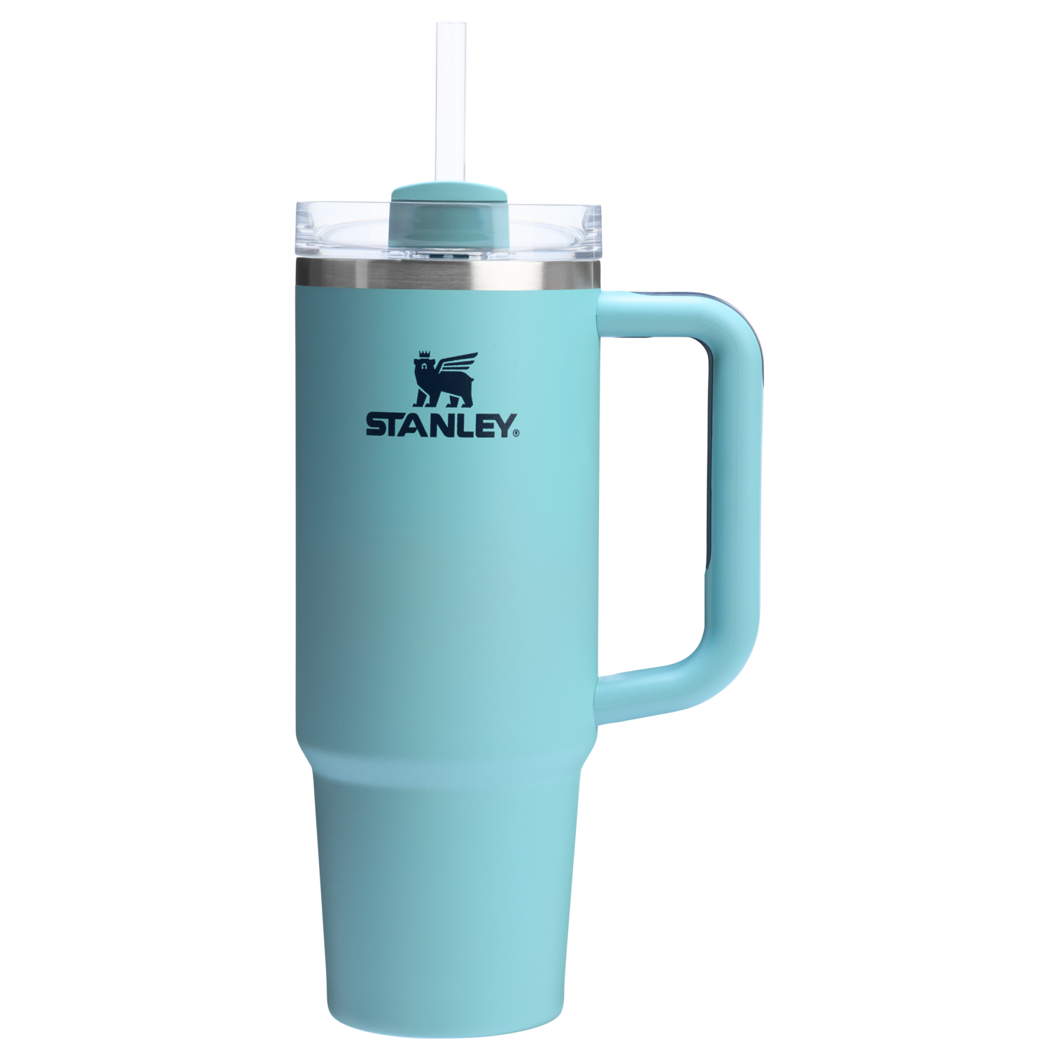 Car-Cup Friendly The Quencher H2.0 Flowstate Tumbler | Stanley Create D331C - Double-Wall Vacuum Insulated Travel Tumbler with Straw Detail