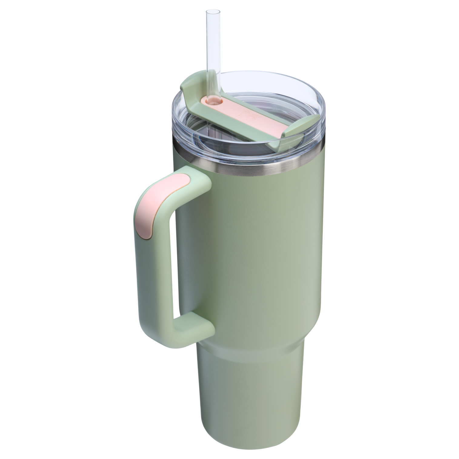 Large Capacity The Quencher H2.0 Flowstate Tumbler  | Stanley Create D332L - Double-Wall Vacuum Insulated Travel Tumbler with Straw Detail