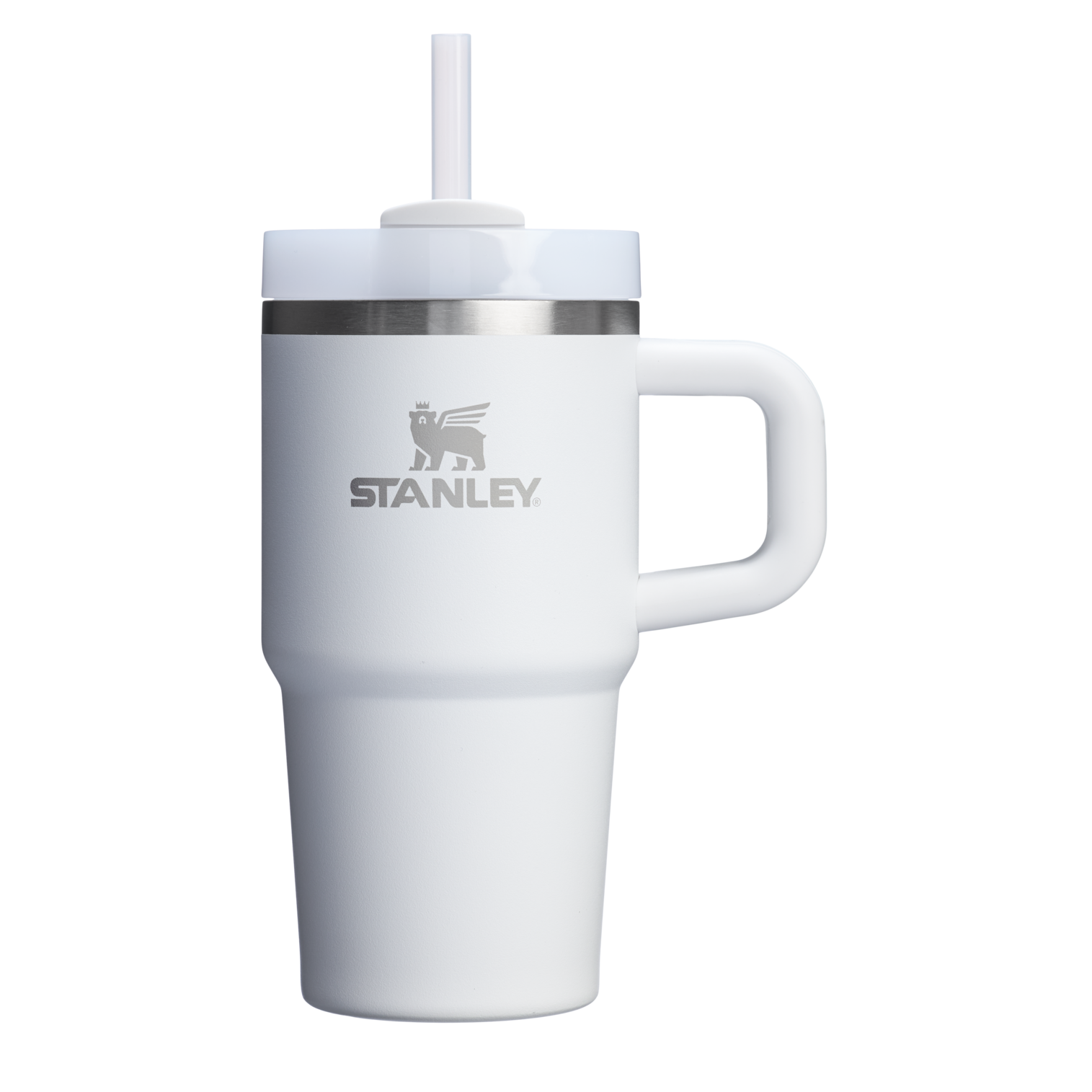 Car-Cup Friendly The Quencher H2.O Flowstate Tumbler with Handle | Stanley Create D309N - FlowState 3-Position Lid Insulated Travel Mug Detail