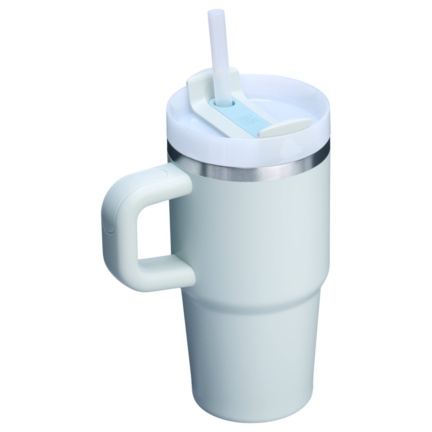 Car-Cup Friendly The Quencher H2.O Flowstate Tumbler with Handle | Stanley Create D309N - FlowState 3-Position Lid Insulated Travel Mug Detail