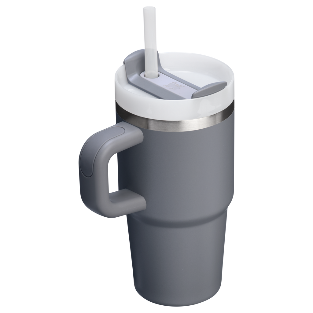 Car-Cup Friendly The Quencher H2.O Flowstate Tumbler with Handle | Stanley Create D309N - FlowState 3-Position Lid Insulated Travel Mug Detail