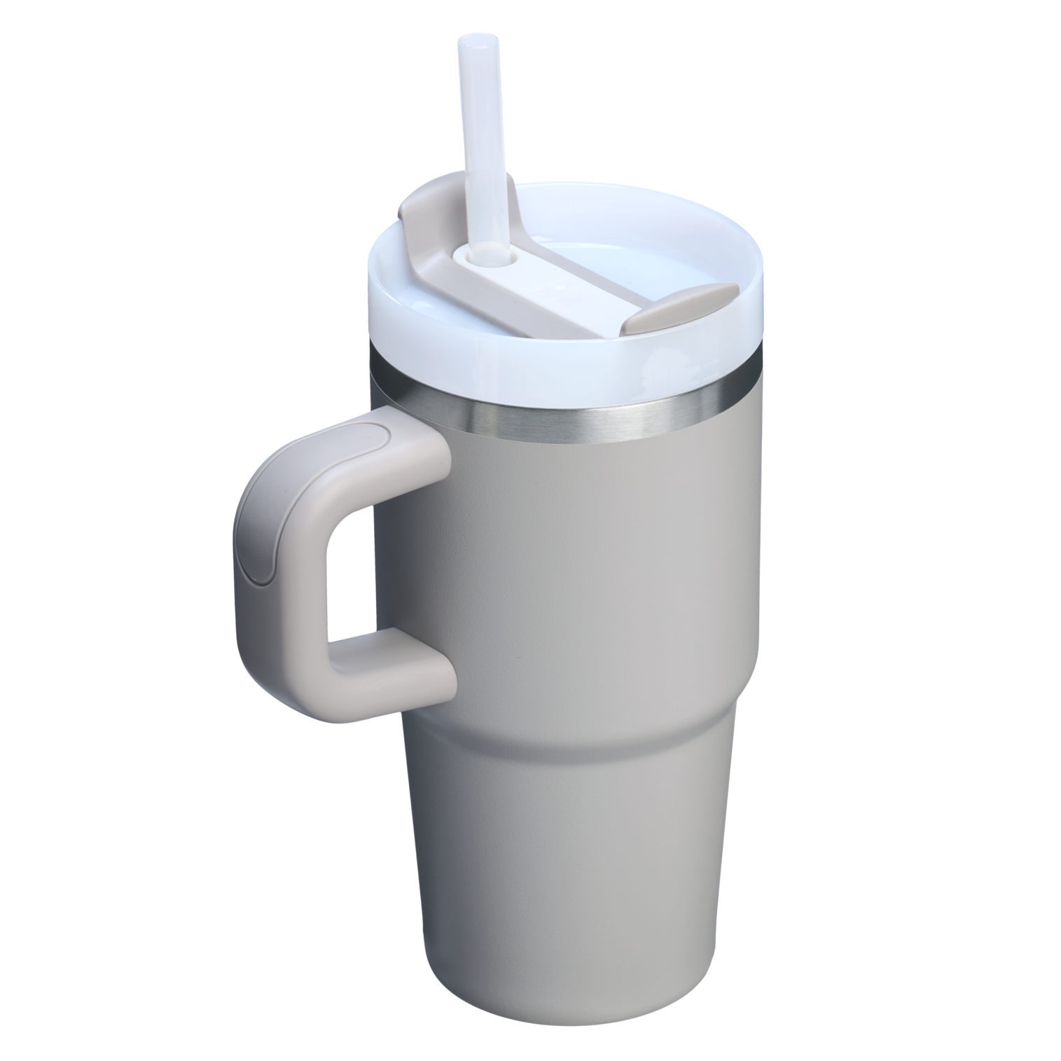 Car-Cup Friendly The Quencher H2.O Flowstate Tumbler with Handle | Stanley Create D309N - FlowState 3-Position Lid Insulated Travel Mug Detail