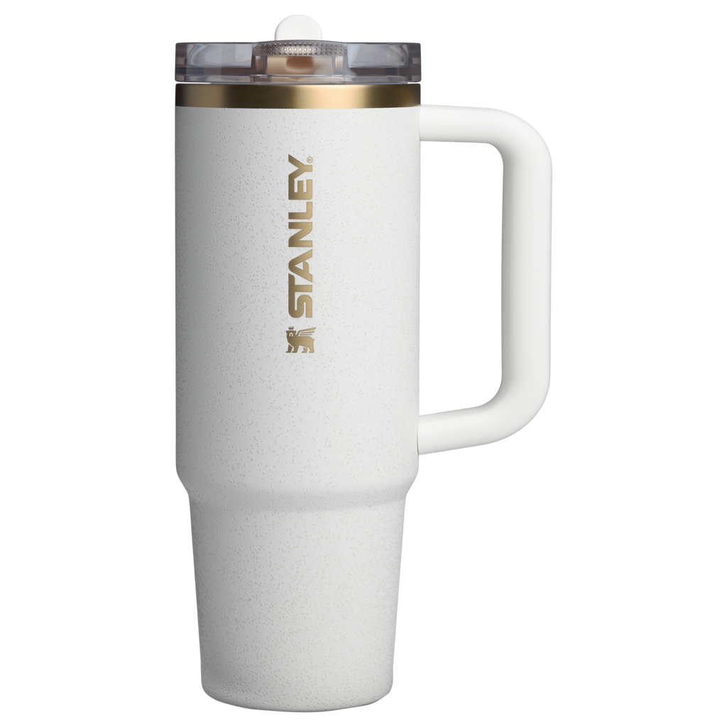 Car-Cup Friendly The Quencher H2.0 Flowstate Tumbler | Stanley Create D331C - Double-Wall Vacuum Insulated Travel Tumbler with Straw Detail